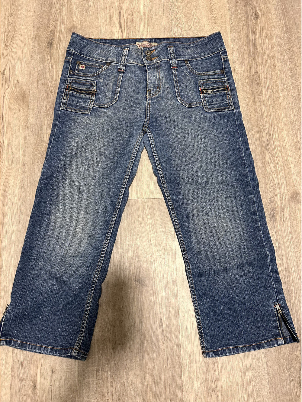 Paris Blues Women's Denim Capri Jeans Size 13